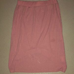 Pink body con skirt